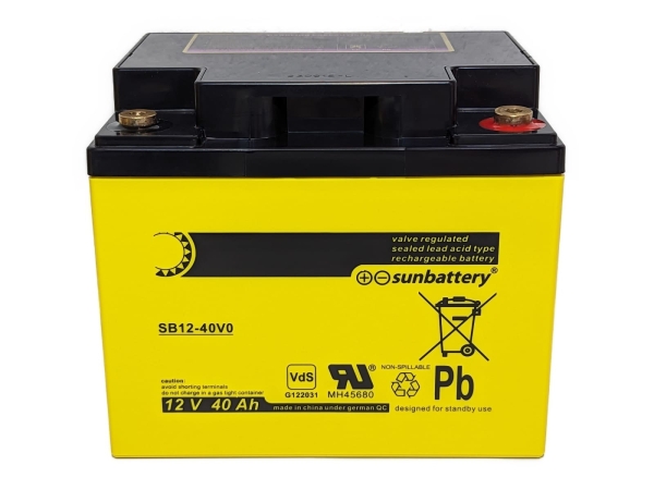 SUN Battery SB12-40V0 12V 40Ah Blei Akku AGM mit VdS